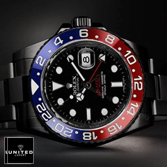 View 7 of Rolex Blaken 126710BLRO-0001 Pepsi Black Dial Replica