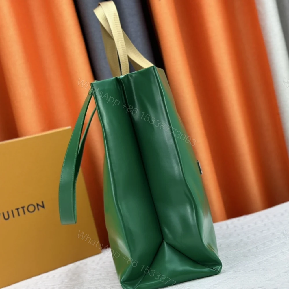 View 3 of LOUIS VUITTON SHOPPER TOTE MM GREEN 40CM