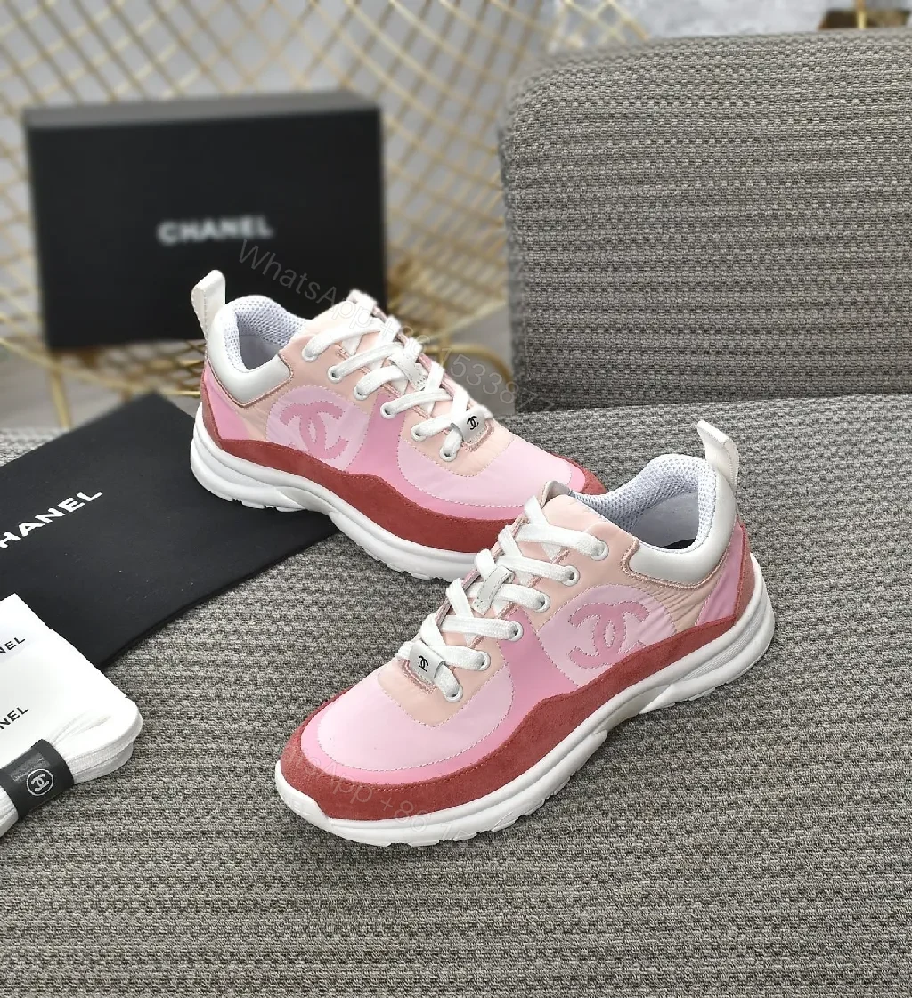 View 6 of Pink Suede & Leather High-Top Sneakers with Cushioned Comfort
