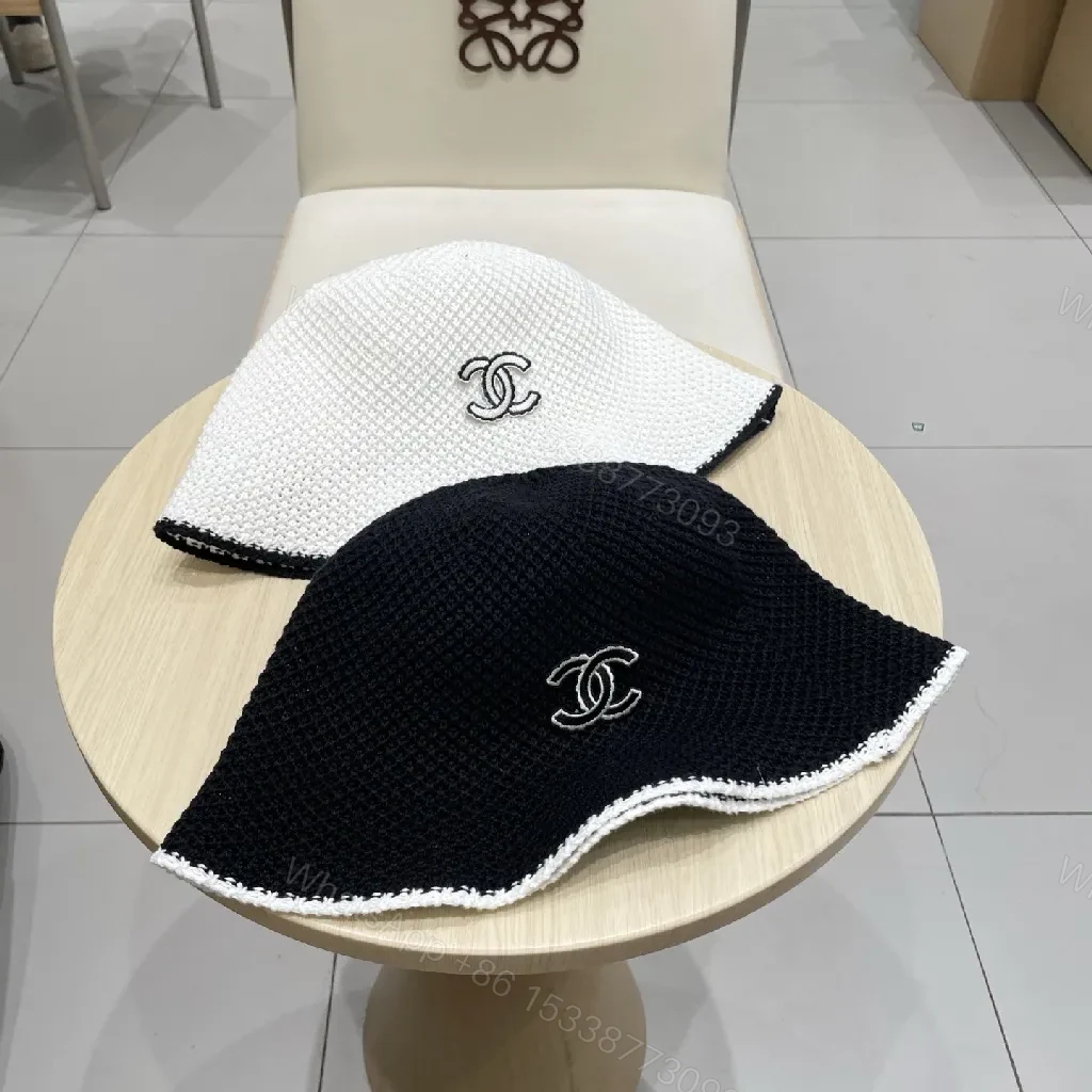 View 3 of Black Knit Bucket Hat – Luxe Parisian-Style with Subtle Emblem