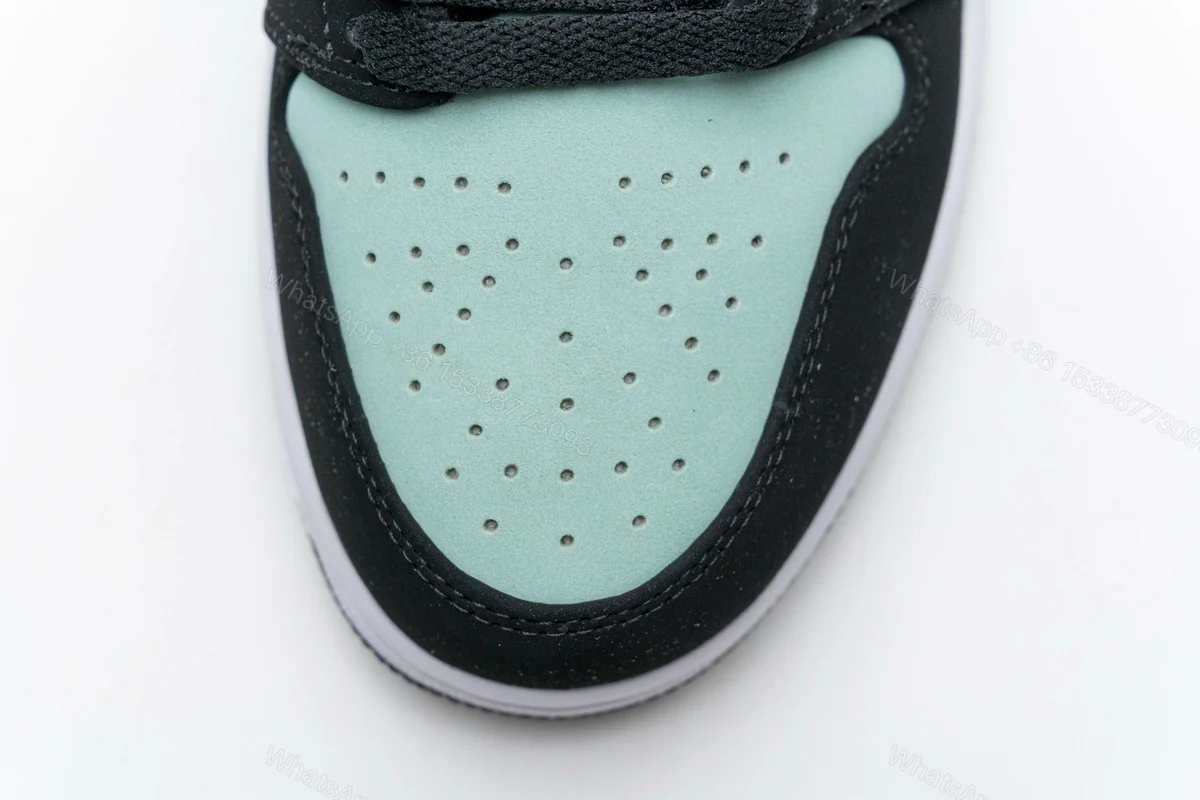 View 7 of Air Jordan 1 Low Black Aurora Green Laser Orange CK3022-013