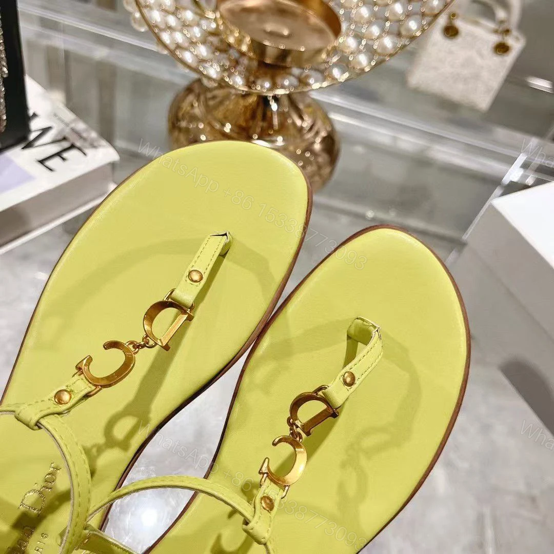 View 4 of Dior Dioriviera C’est Dior Thong Sandal Yellow
