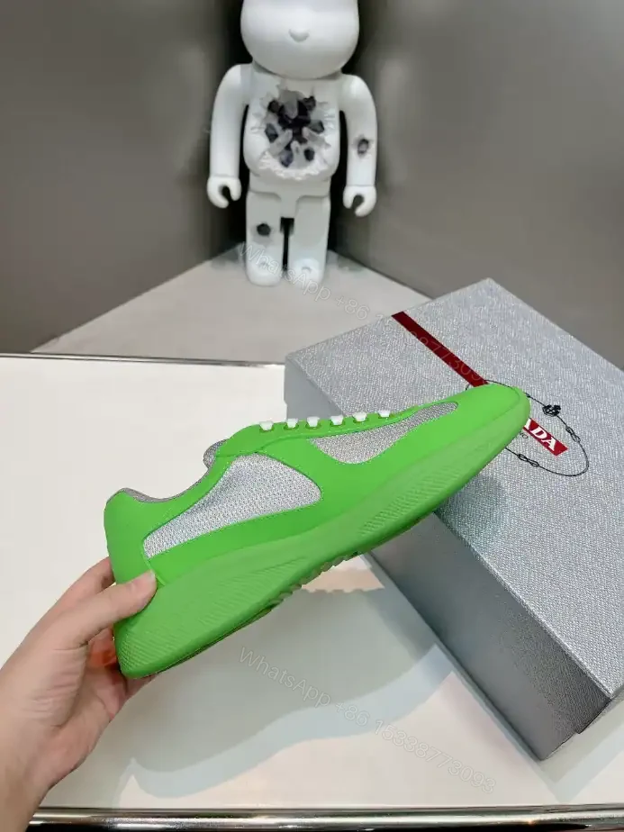 View 2 of PRADA AMERICA’S CUP SOFT RUBBER AND BIKE FABRIC SNEAKERS – PRD007