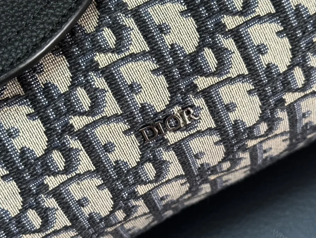 View 9 of Dior Oblique Crossbody: Monogram Leather Flap, Hands-Free Luxury