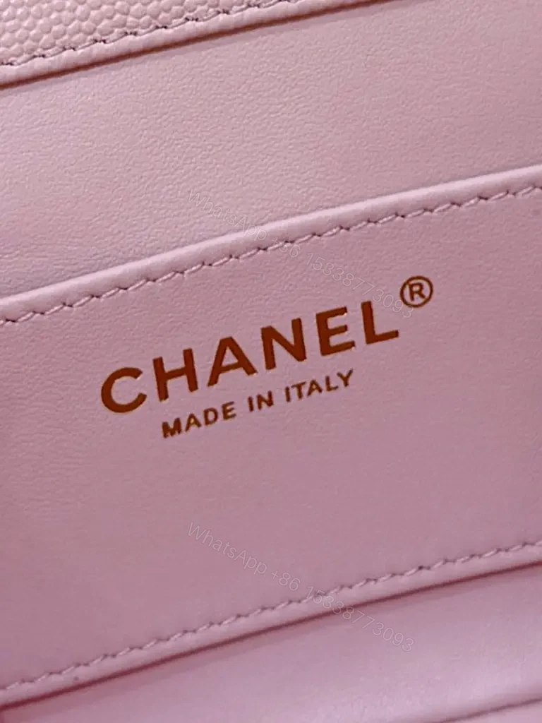 View 7 of CHANEL 25S COCO CRUSH HANDLE 18 IN PINK GOLD HARDWARE