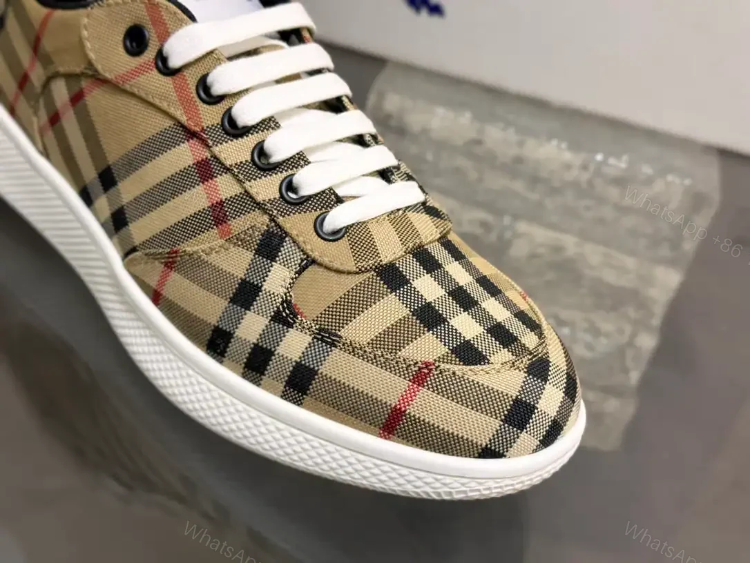 View 6 of BURBERRY TERRACE CHECK SNEAKERS – BBR105