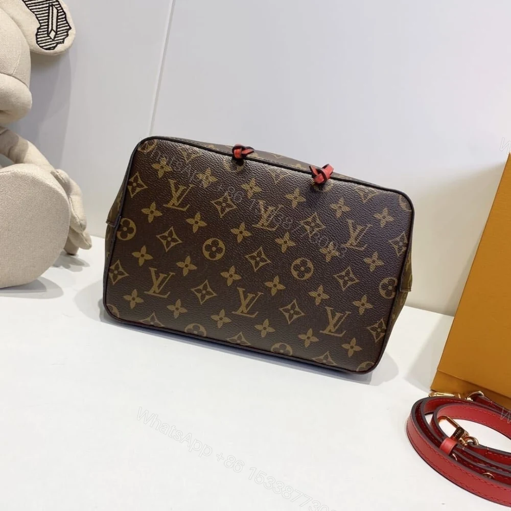 View 4 of Louis Vuitton Neonoe MM Bag Red 26Cm M44021