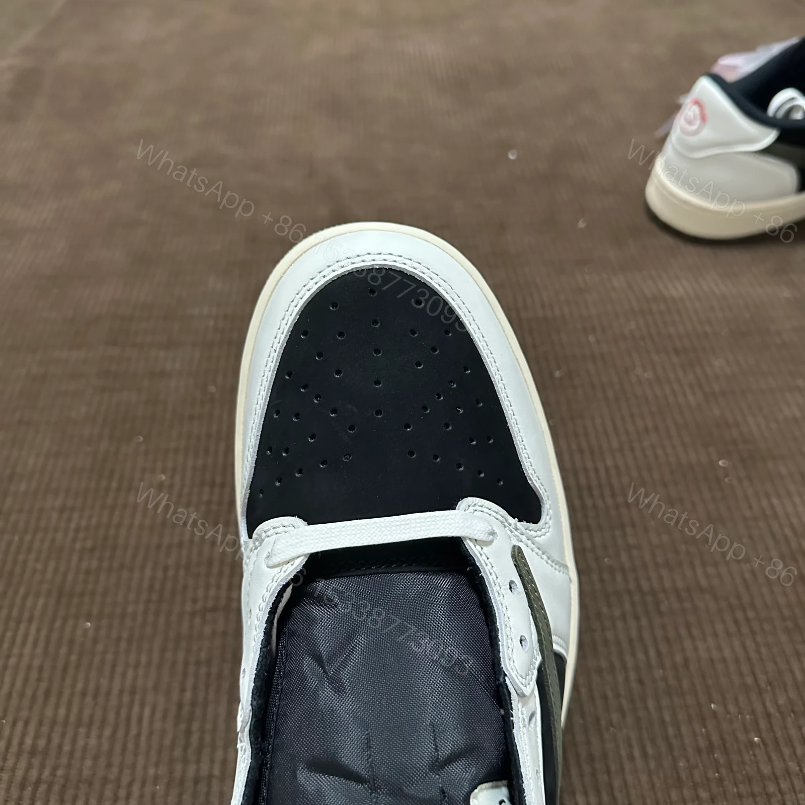 View 6 of Jordan 1 Retro Low OG SP Travis Scott Olive (Women's)