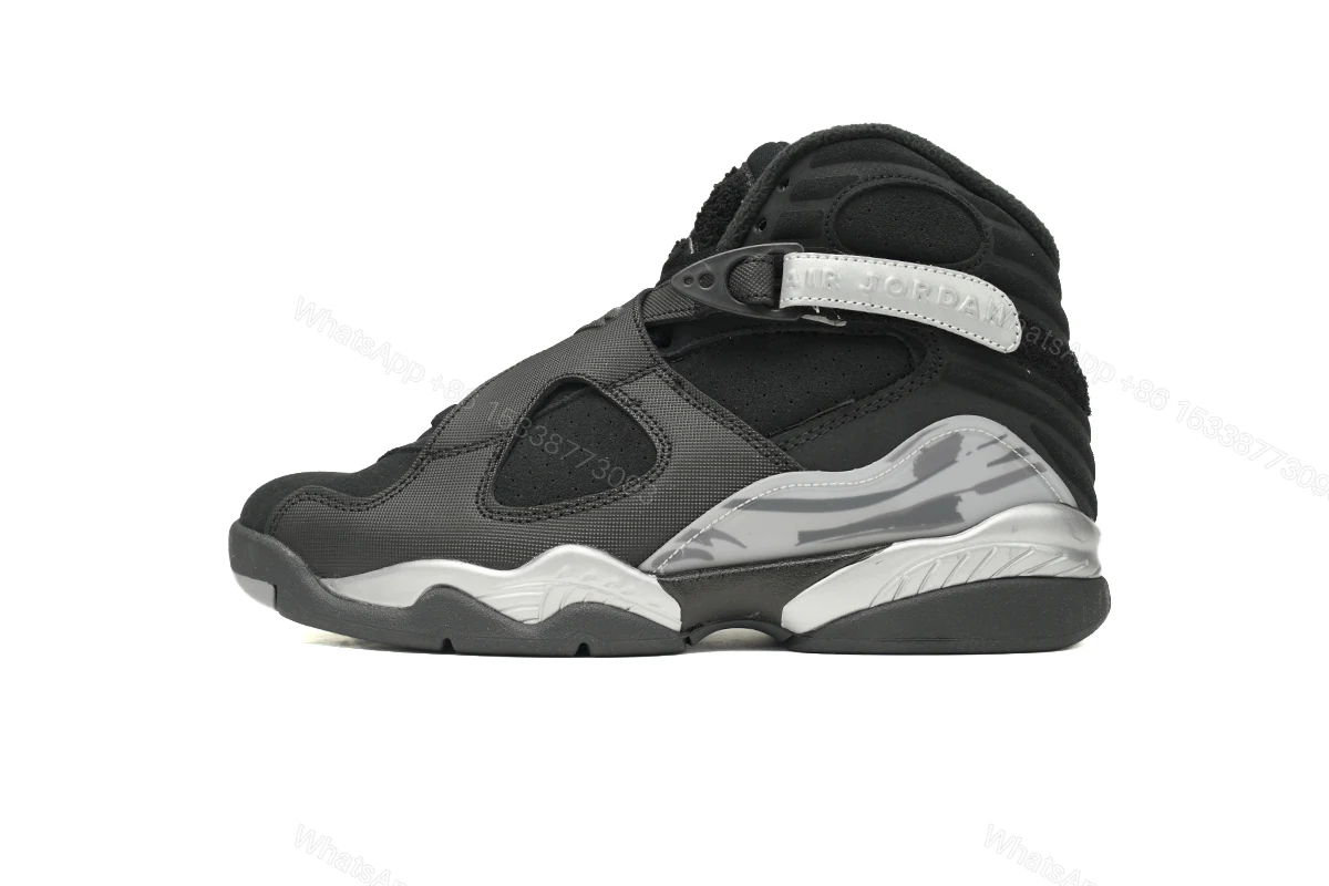 View 9 of Air Jordan x OVO Nike AJ VIII 8 Black Ash FD1334-001