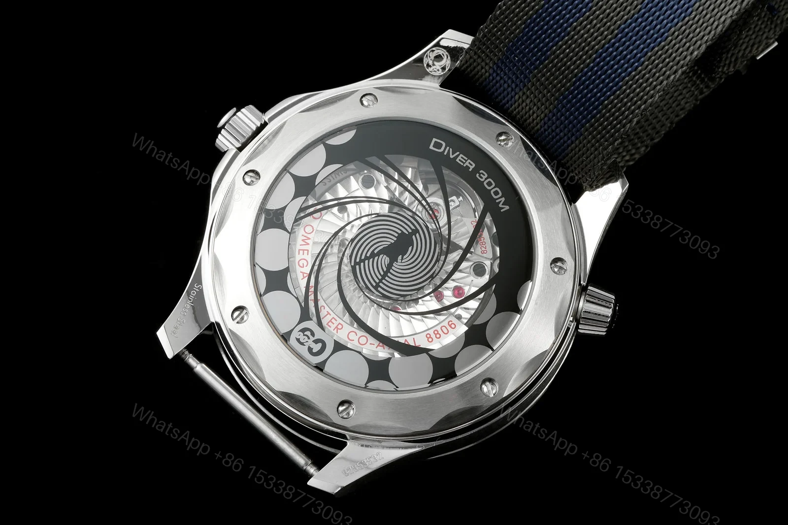 View 6 of Omega Seamaster Diver 300M 007 Edition 60th Anniversary 42mm Blue Dial Stainless Steel Bracelet Automatic OMG-SM300-007-60TH-42MM-STEEL