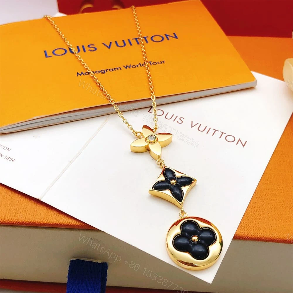 View 3 of LV Color Blossom Lariat Necklace