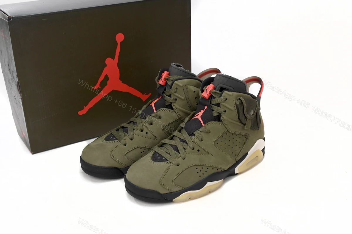 Air Jordan 6 Olive Green CN1085-200 — view 2