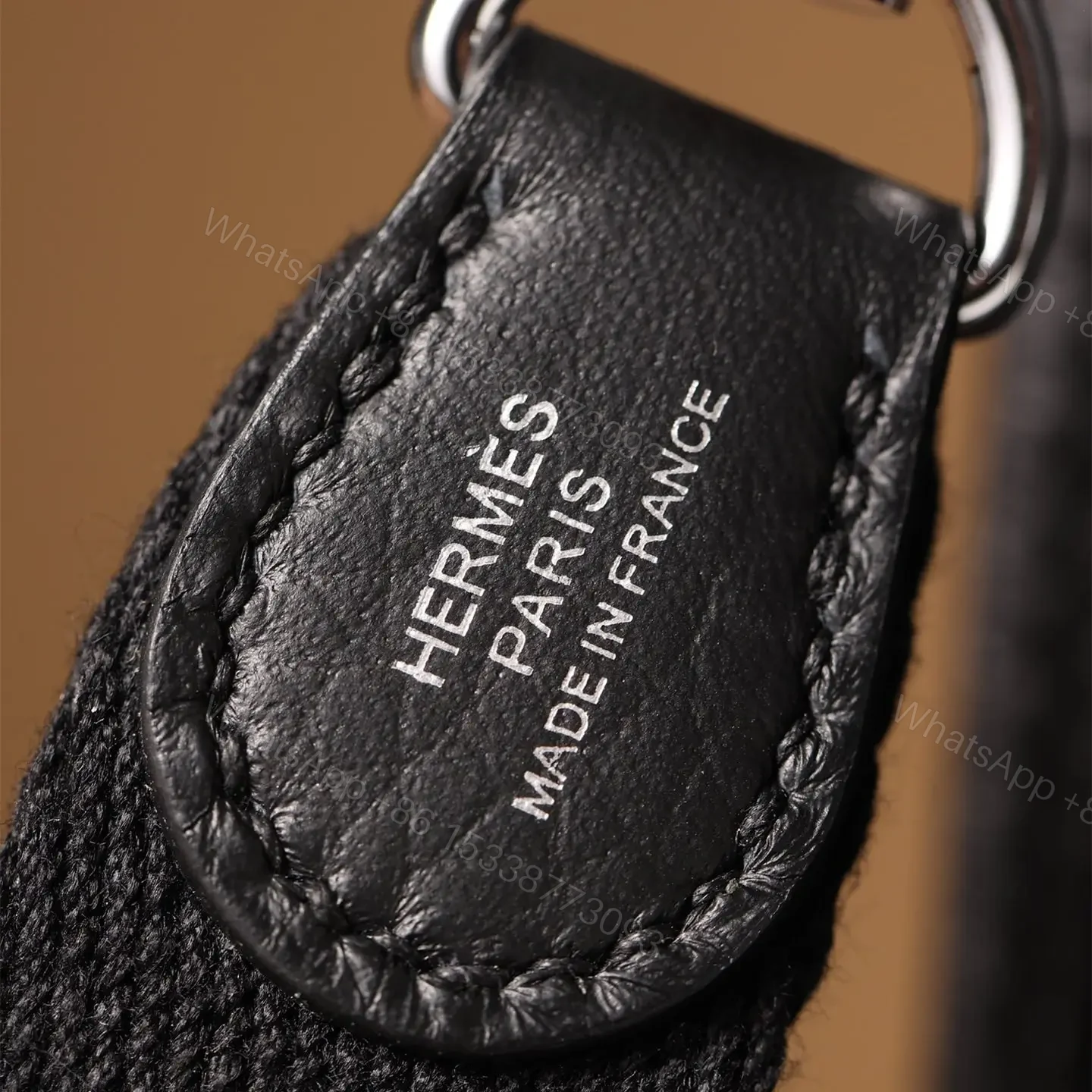 View 11 of 高仿Hermes*Evelyne16黑色銀扣免檢版