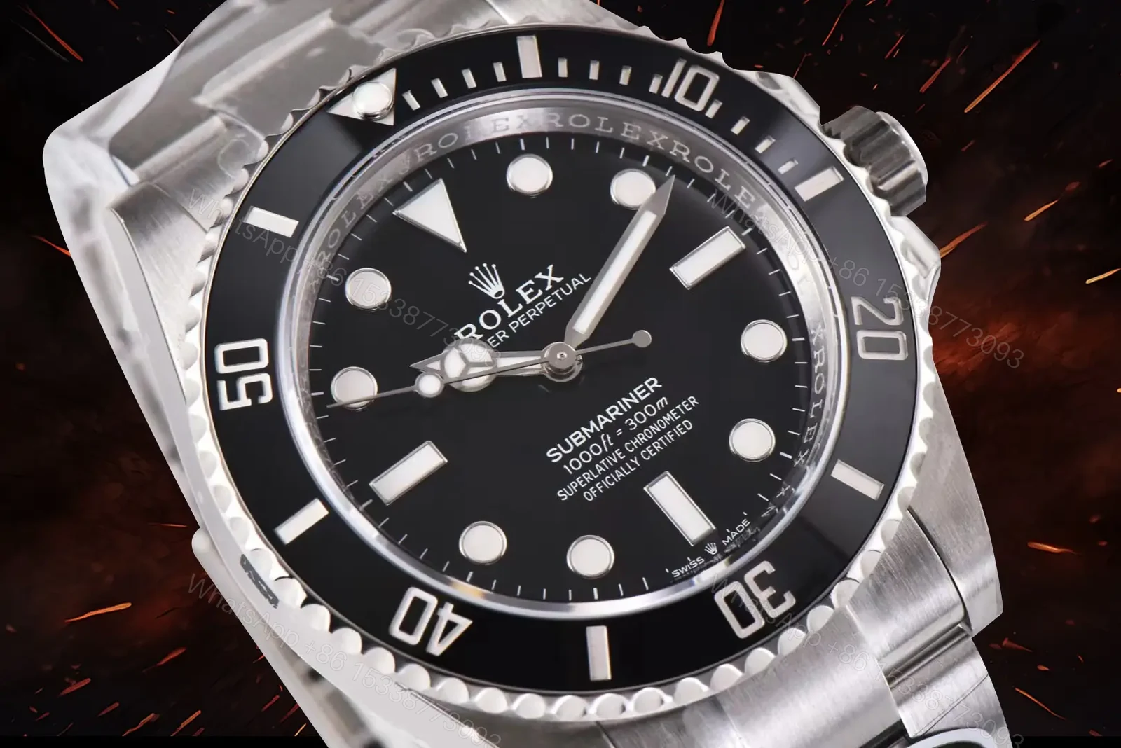 View 4 of Rolex Submariner Black Date Replica 40mm 116610ln-0001