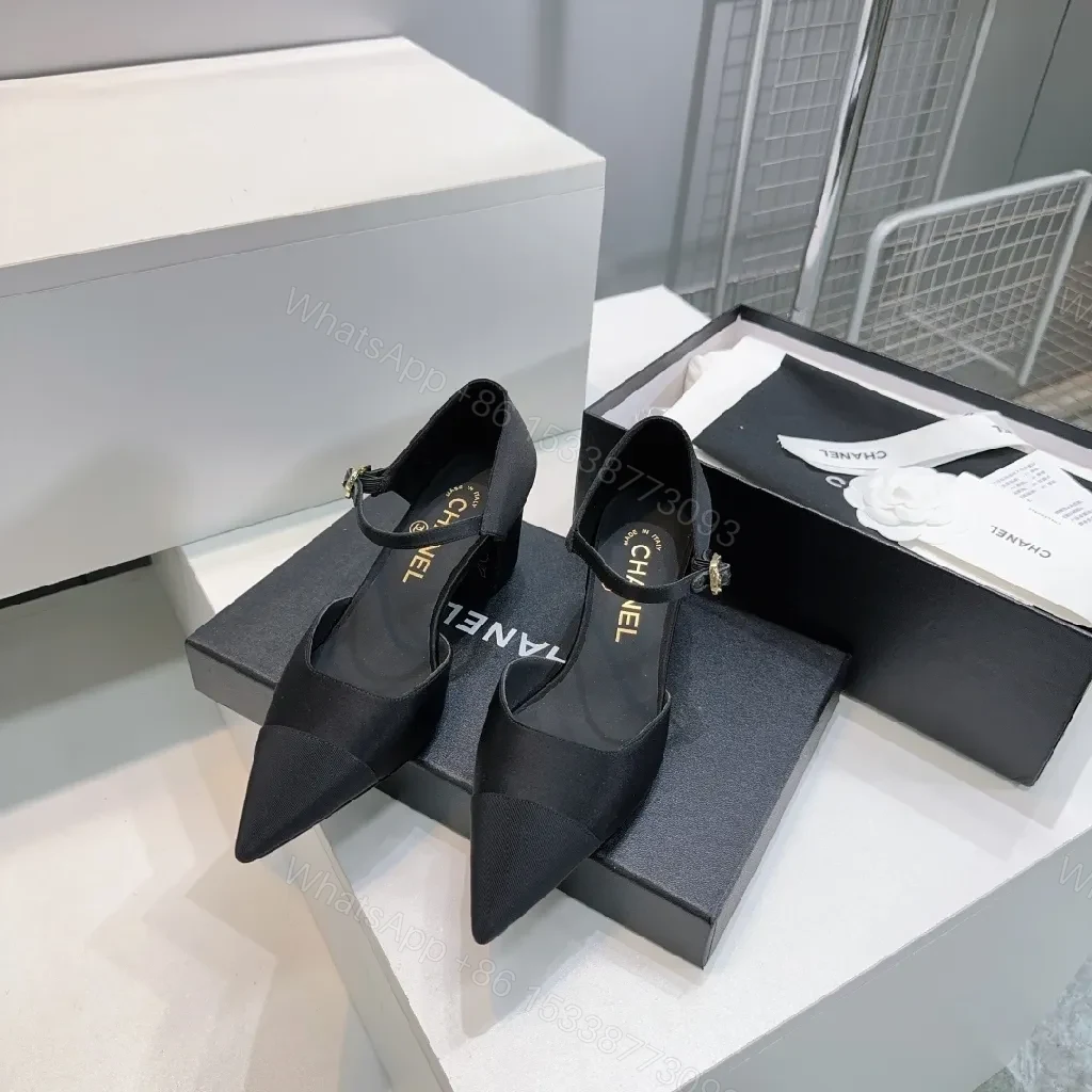 View 6 of Black Satin D’Orsay Heels – Sleek, Sculpted Elevation (60)