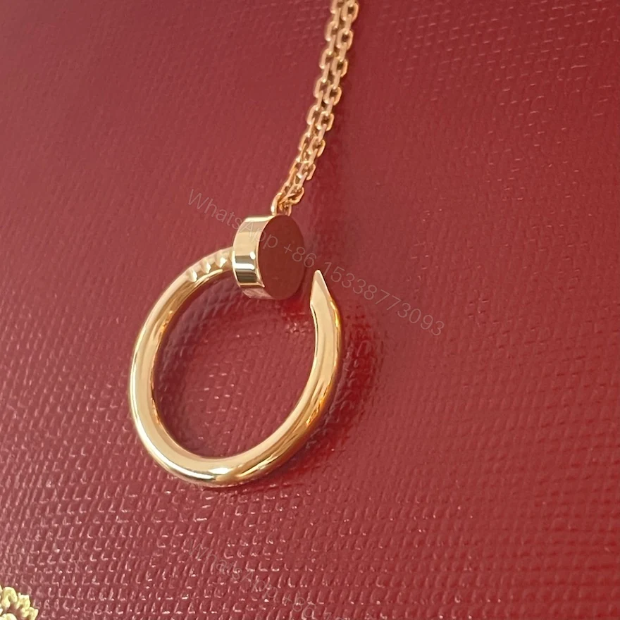 View 5 of Cartier Juste un Clou Necklace With Pink Sapphire