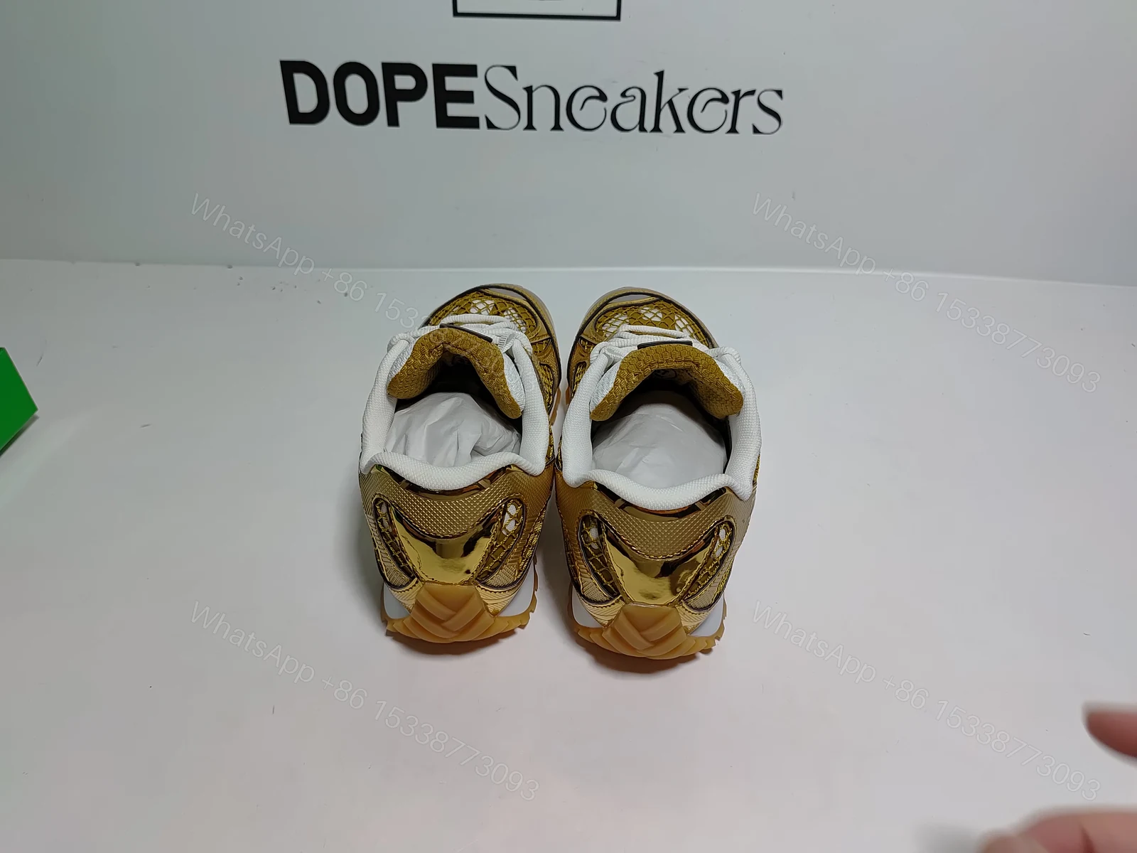View 3 of Bottega Veneta Orbit Gold