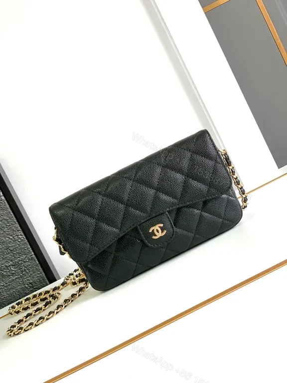 Compact Black Quilted Shoulder Bag: Luxe Everyday Essentials — view 1
