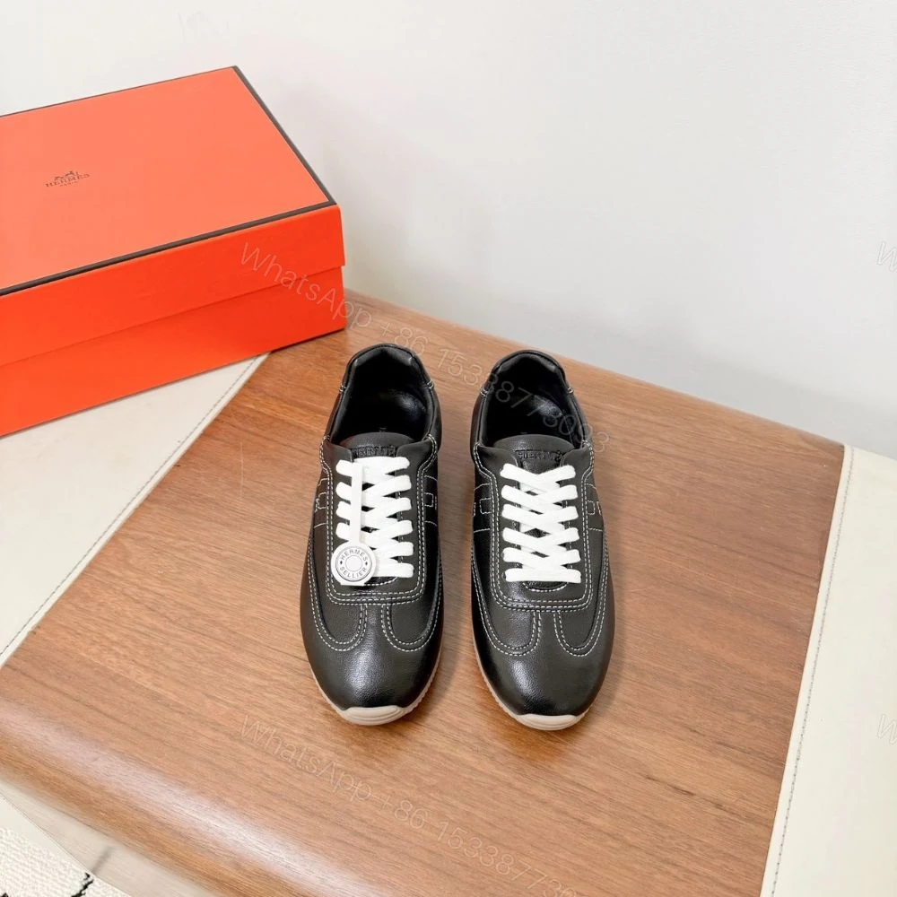 View 9 of Hermes Master Sneaker Noir