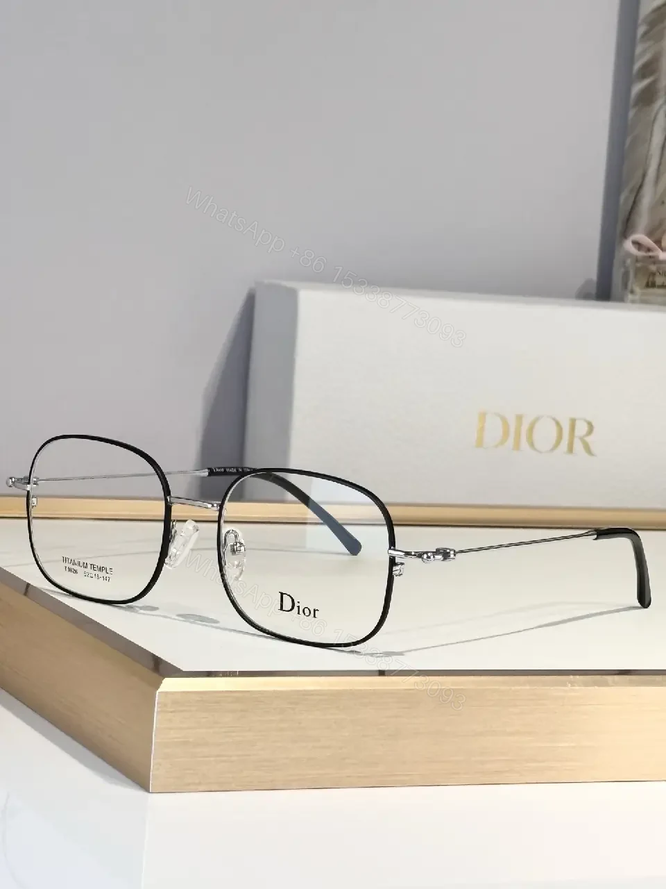 View 6 of Refined Titanium Eyewear: Subtle Geometry, All-Day Comfort
