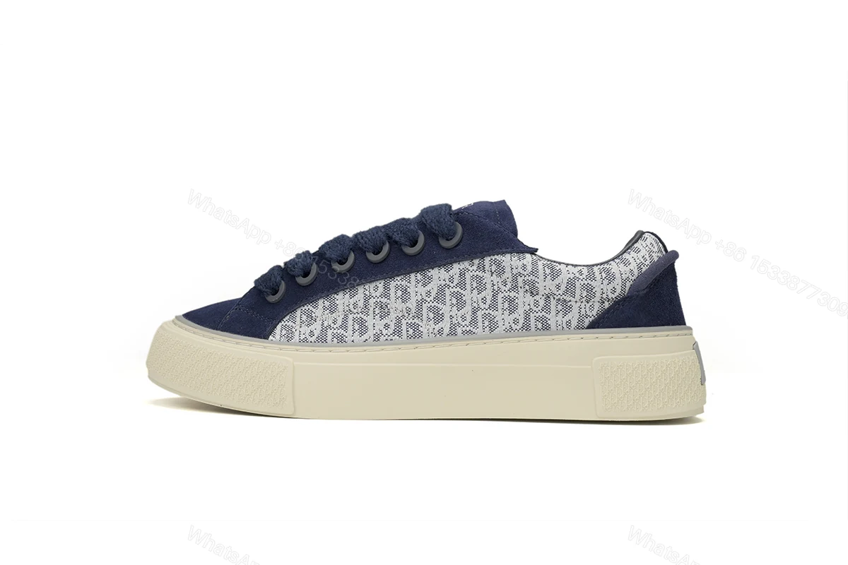 View 9 of Dior B33 Sneakers Release White Blue 3SN272 ZIR1 6536