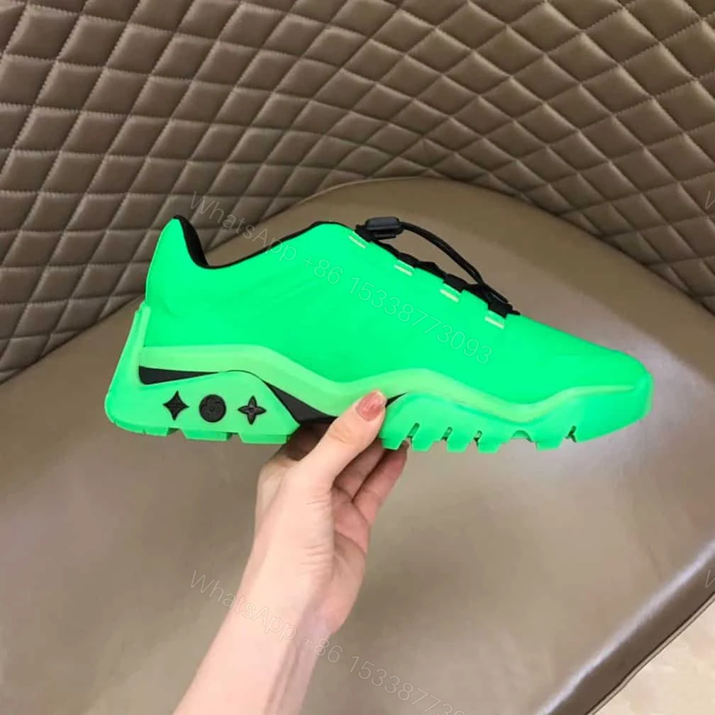 View 2 of Louis Vuitton Millenium Sneakers In Green – LV271