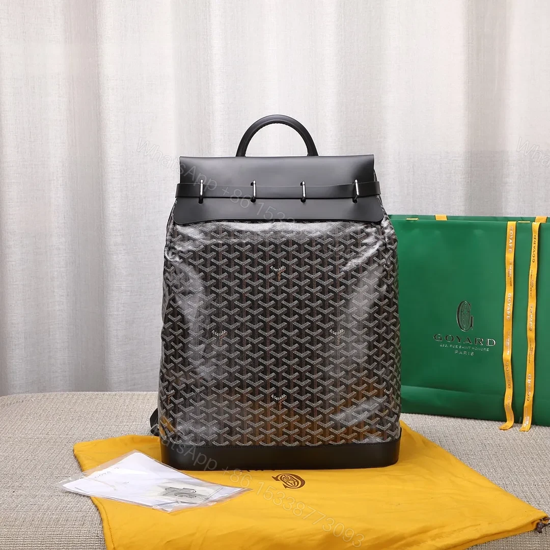 Goyard Steamer GM Black Leather Travel — view 1