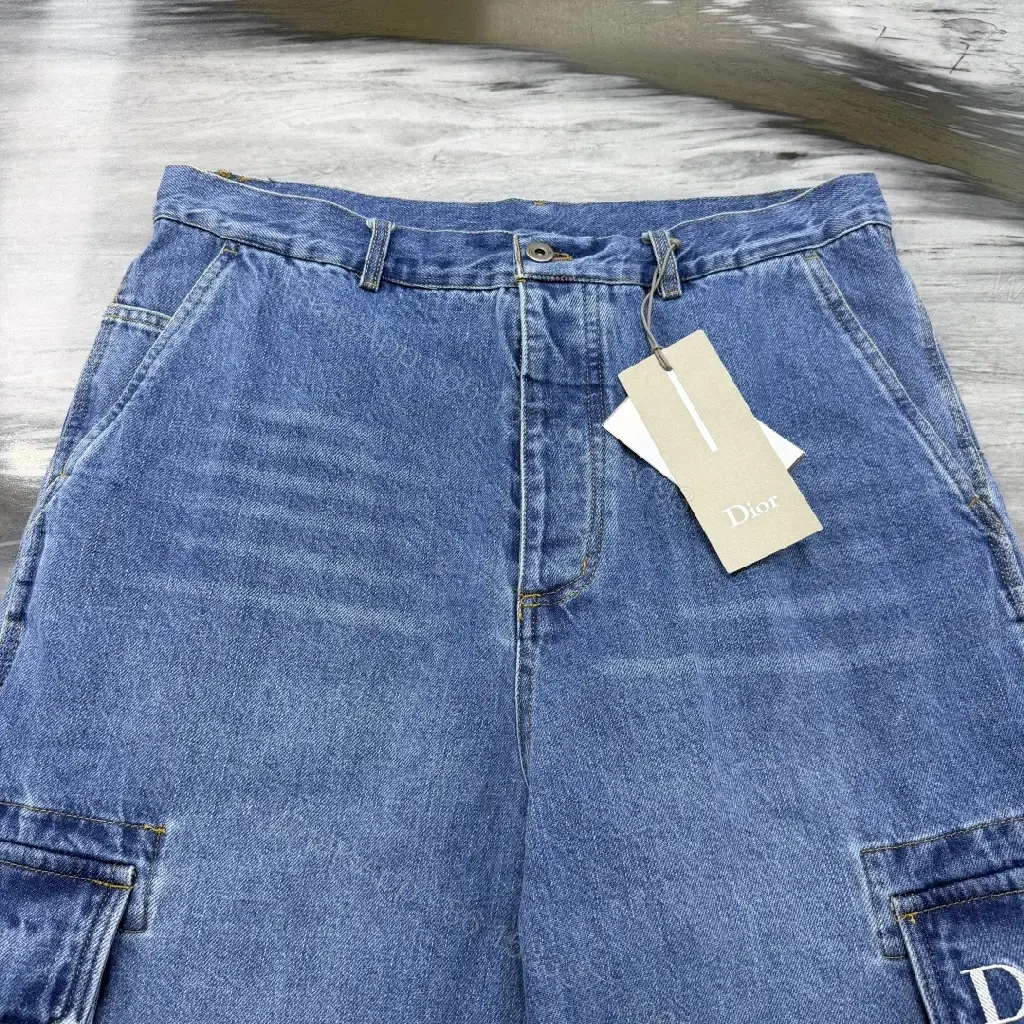 View 6 of Denim Cargo Relaxed Fit: Premium Utility Pants