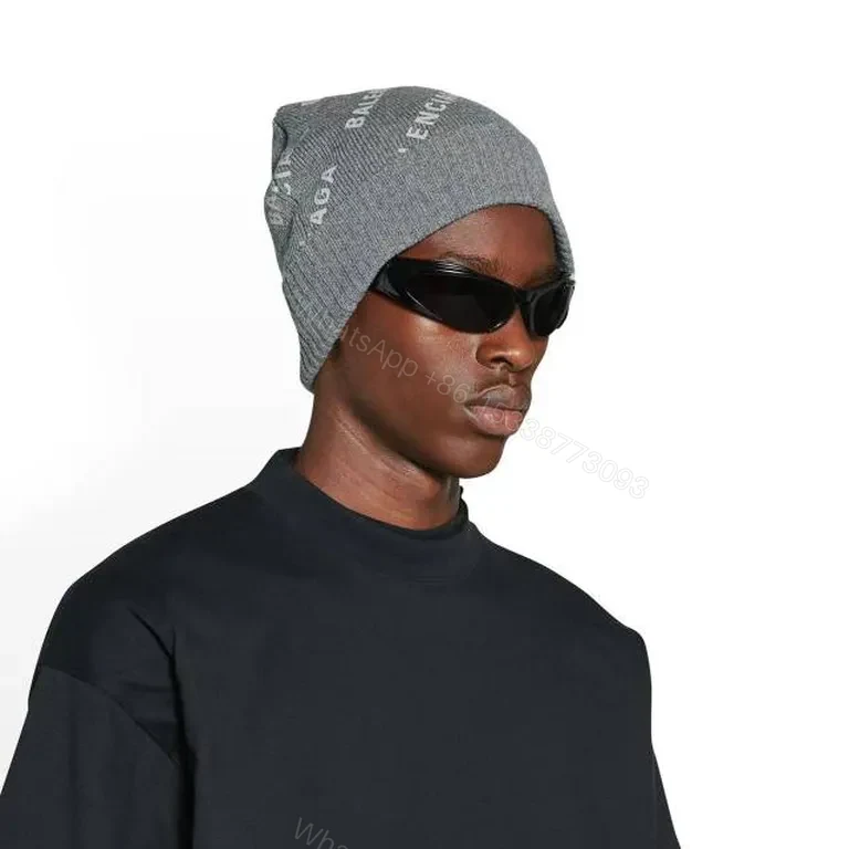 View 2 of Logo Knit Beanie: Premium Logo Knit Warmth Beanie