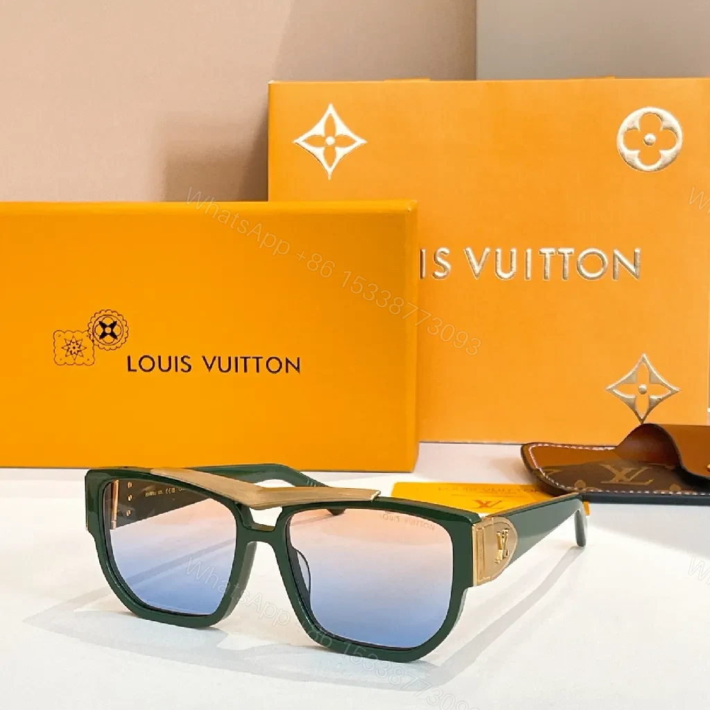 View 9 of Bold Luxe Sunglasses: Signature LV-Inspired, 100% UV Protection
