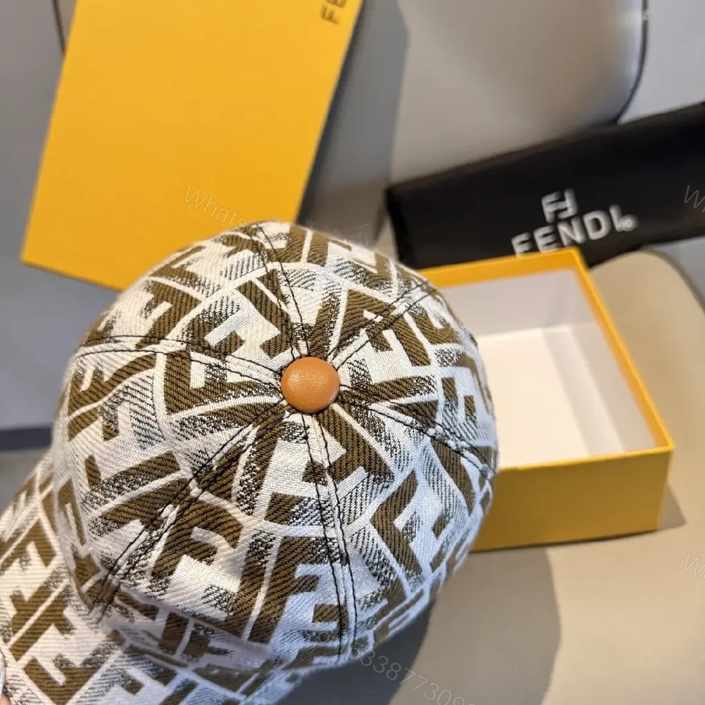 View 9 of Bold Monogram Cap: Luxe Pattern, Everyday Elevated
