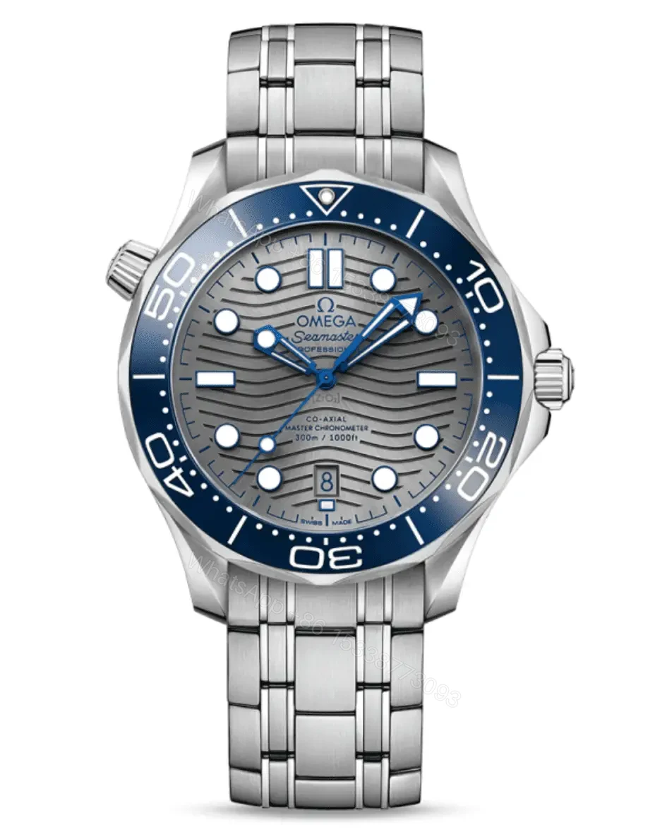 Omega Seamaster Grey Blue Replica — view 1