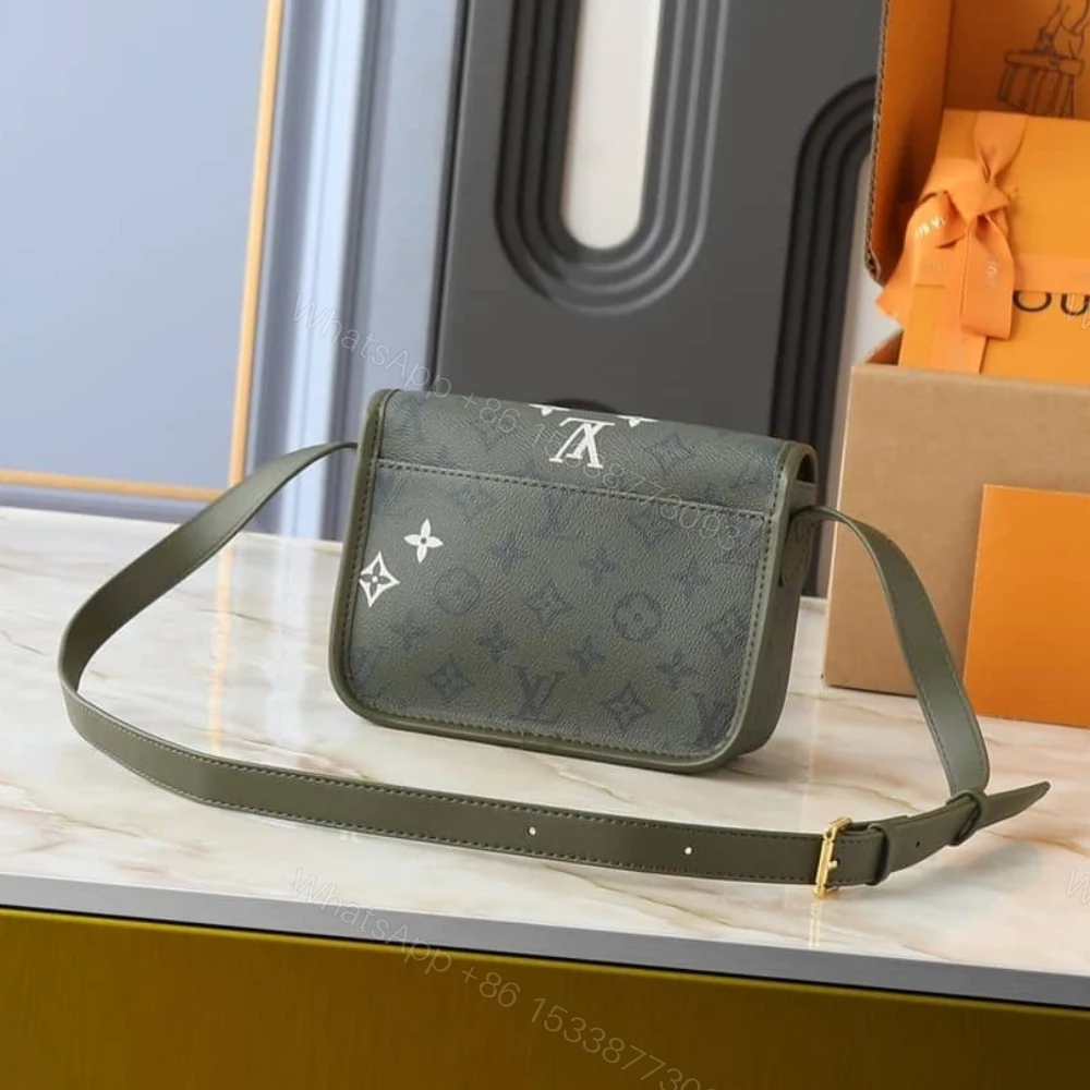 View 4 of Louis Vuitton Satchel Wearable Wallet Khaki 19Cm M26969