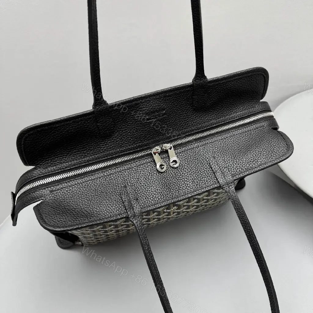 View 8 of Patterned Luxury Tote Set: Timeless Monogram Carry