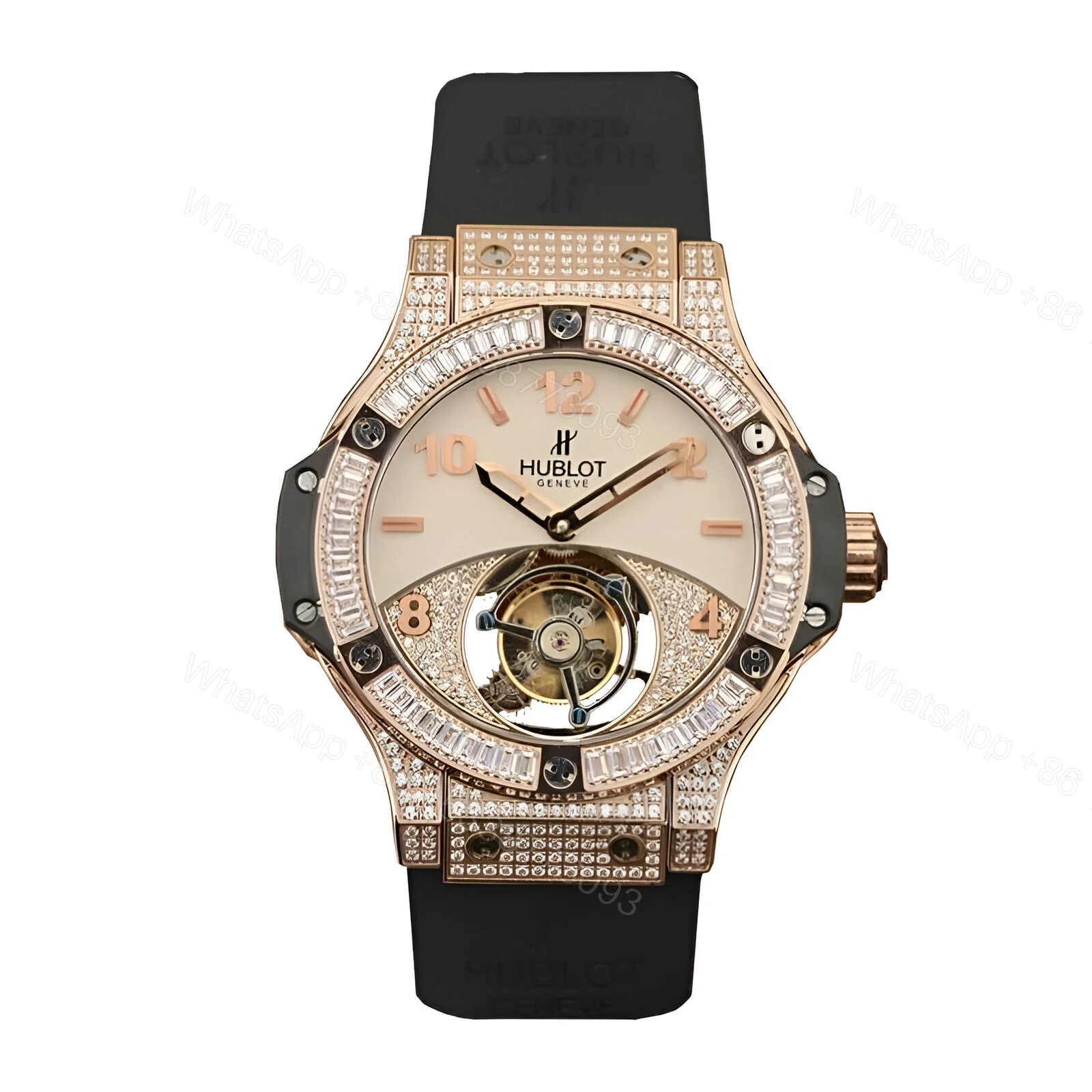Hublot Gold Diamond Replica — view 1