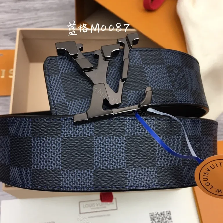 View 6 of Damier Graphite Belt: Signature Pattern, Everyday Luxury accessory