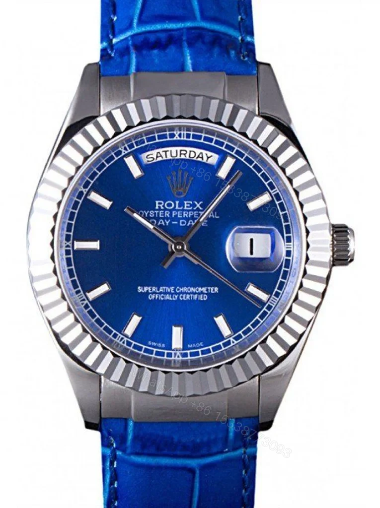 Superclone Rolex Day-Date Blue Dial 621490 35 mm — view 1
