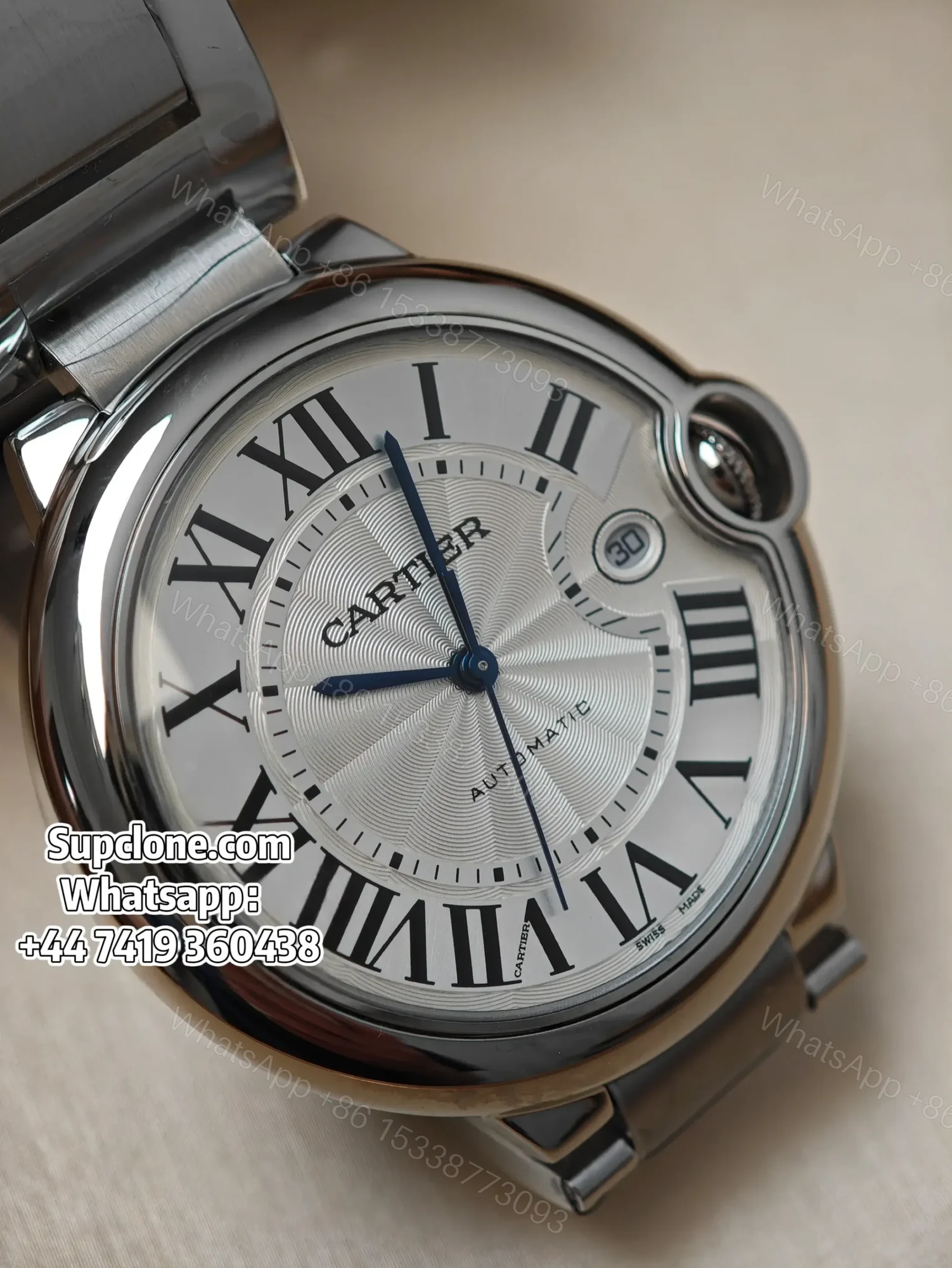 View 8 of Cartier Ballon Bleu WSBB0049 42mm Super Clone White Dial