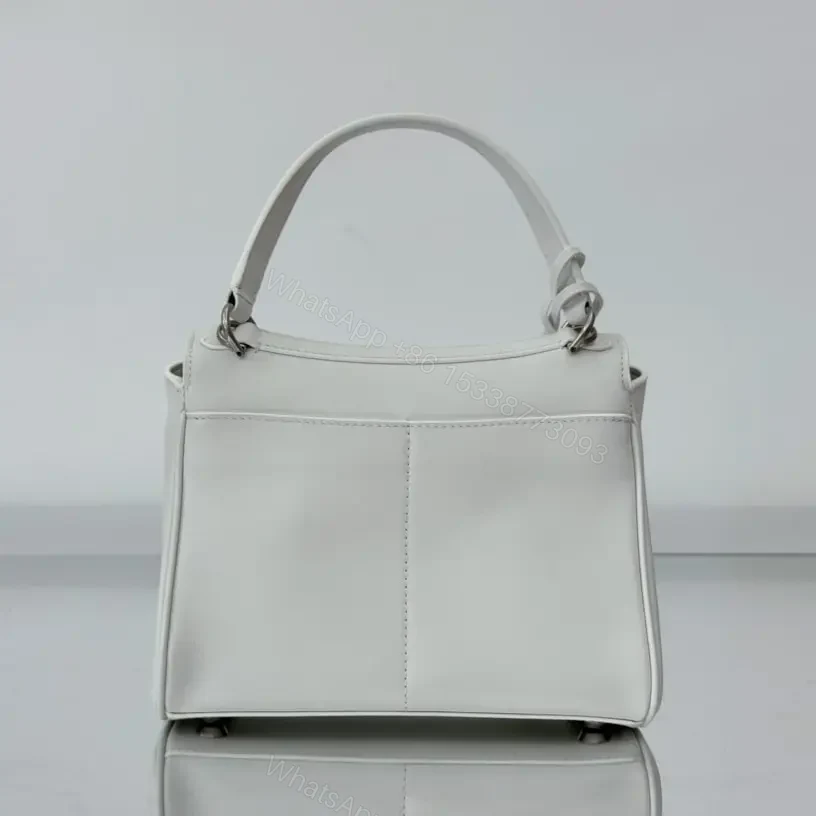 View 2 of 高仿Balenciaga*Rodeo系列4U9001小牛皮手袋白銀Mini免檢版