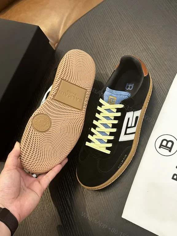 View 7 of Balmain-Inspired Luxe Sneakers: Cushioned Everyday Comfort