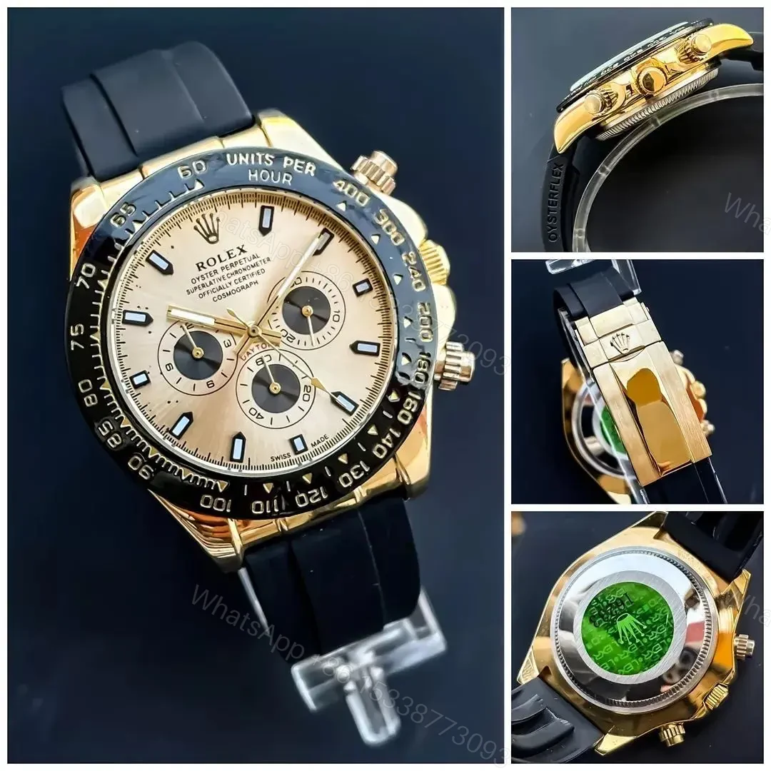 Rolex Oyster Perpetual Gold Black — view 1