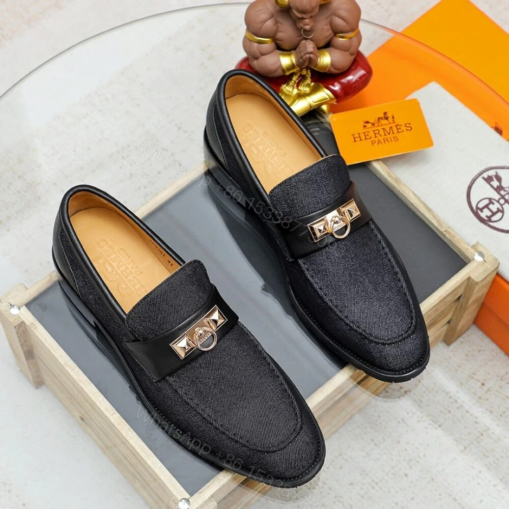View 2 of Hermes Blaise Loafer Black