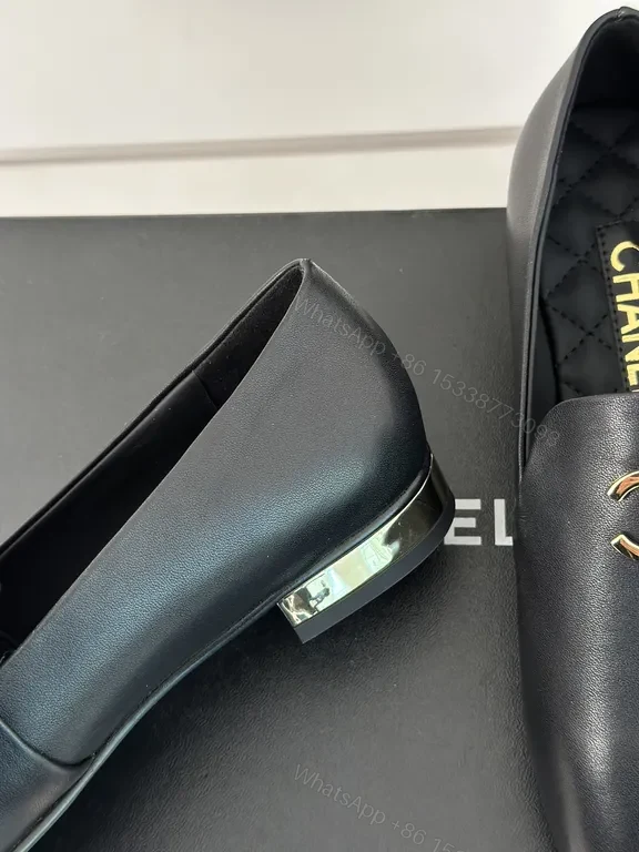 View 8 of Chic Leather Slip-Ons: Logo Hardware, All-Day Comfort