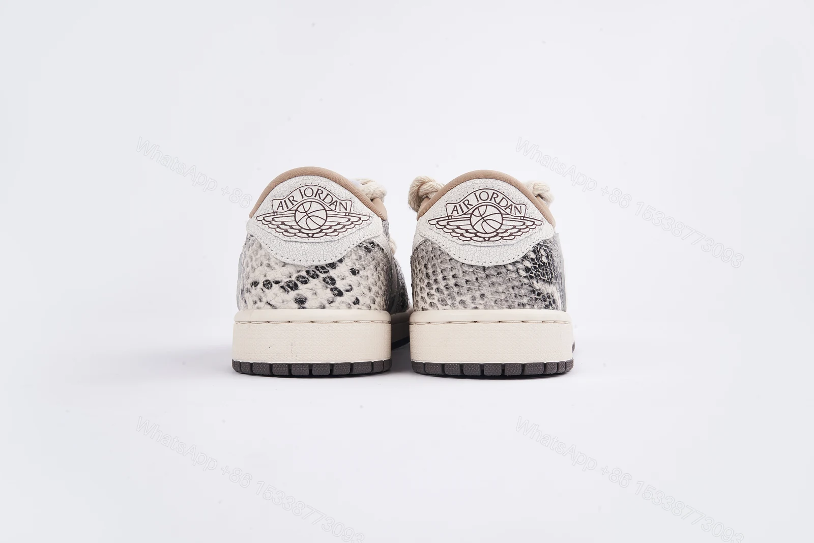 View 3 of Air Jordan 1 Low snake pattern(Pre-sale)