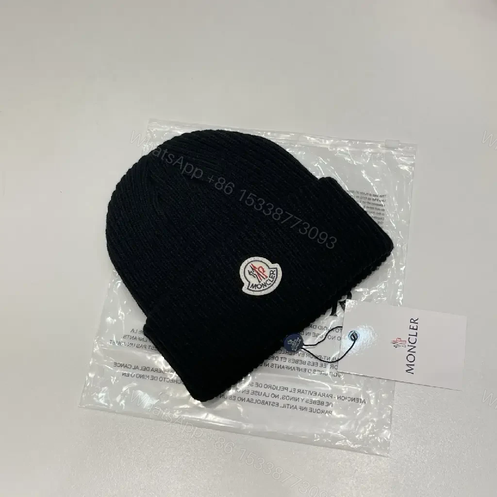 View 9 of Textured Knit Beanie with Leather Tag – Cozy Everyday Luxury