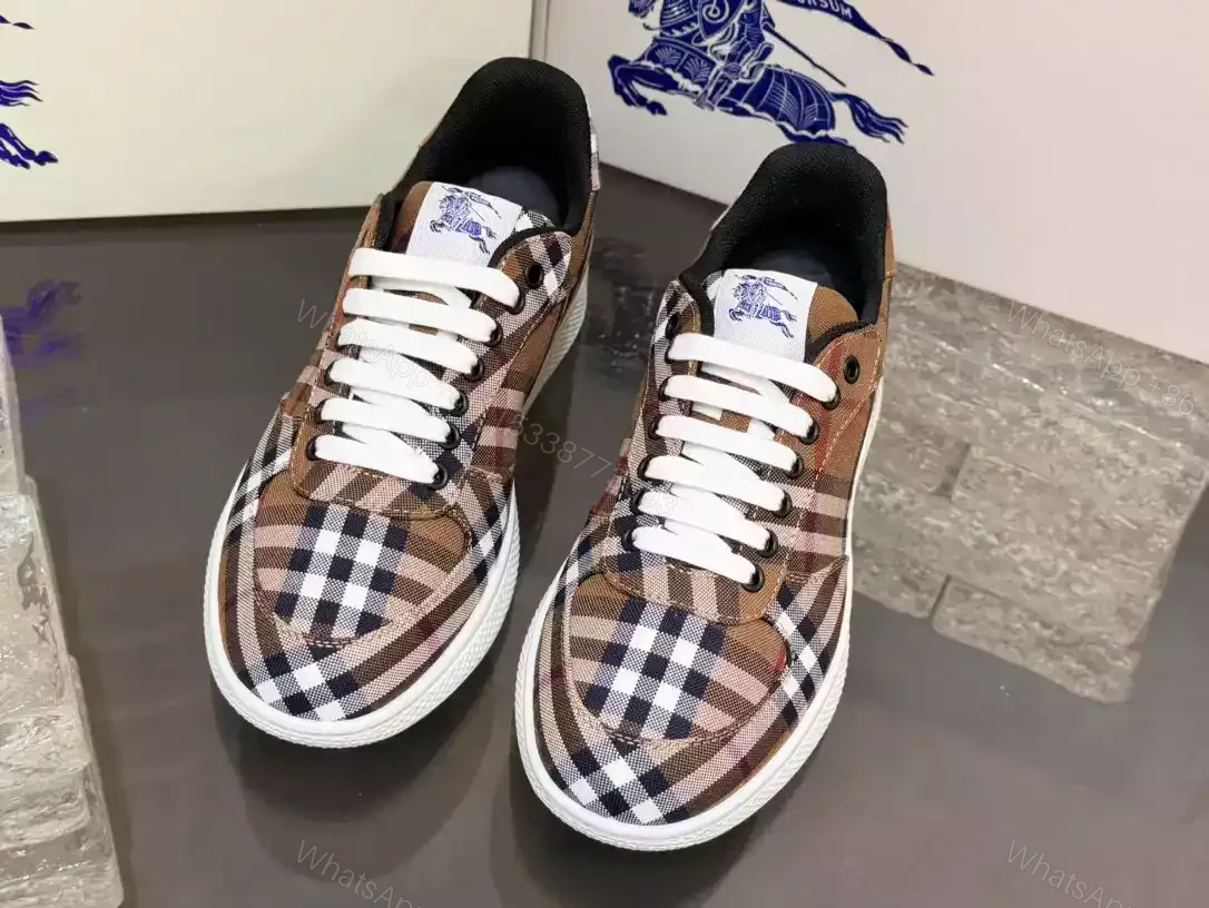View 8 of BURBERRY TERRACE CHECK SNEAKERS – BBR106