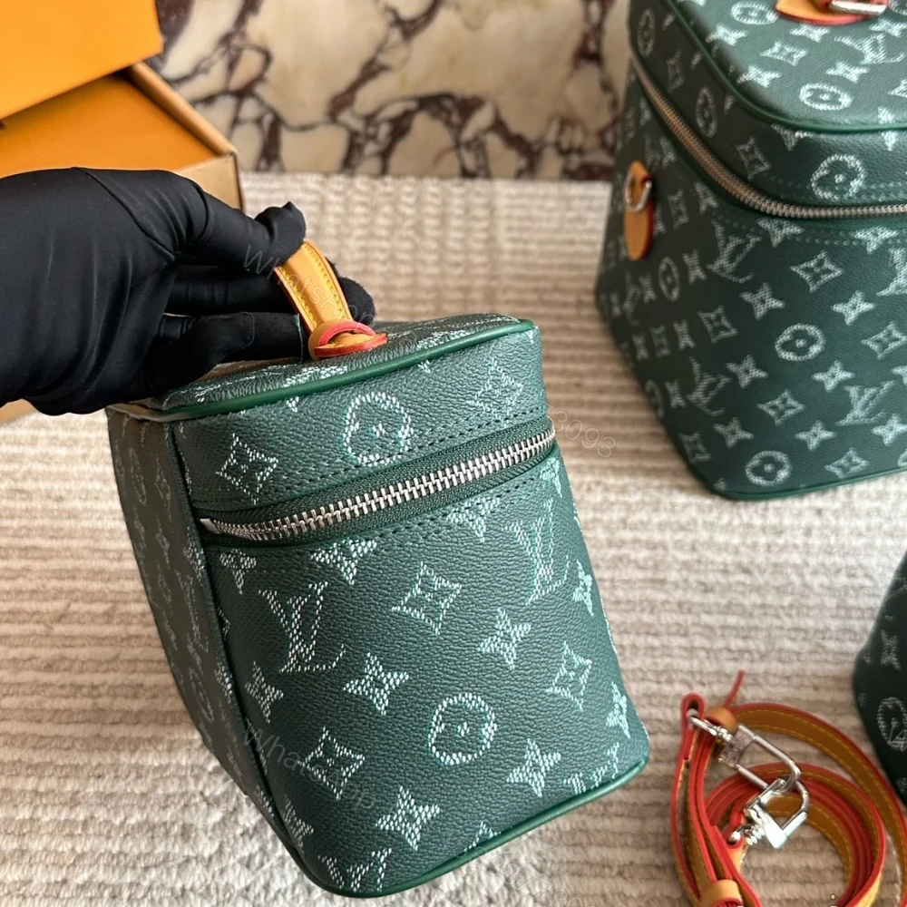 View 5 of Louis Vuitton Nice Green Toiletry Bag 16cm