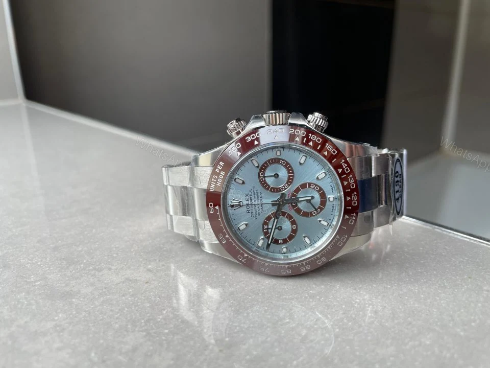 View 3 of Clean Factory 1:1 Rolex Daytona 116506 50th Anniversary Best Edition Ice Blue Dial Lume Markers SA4130 V2