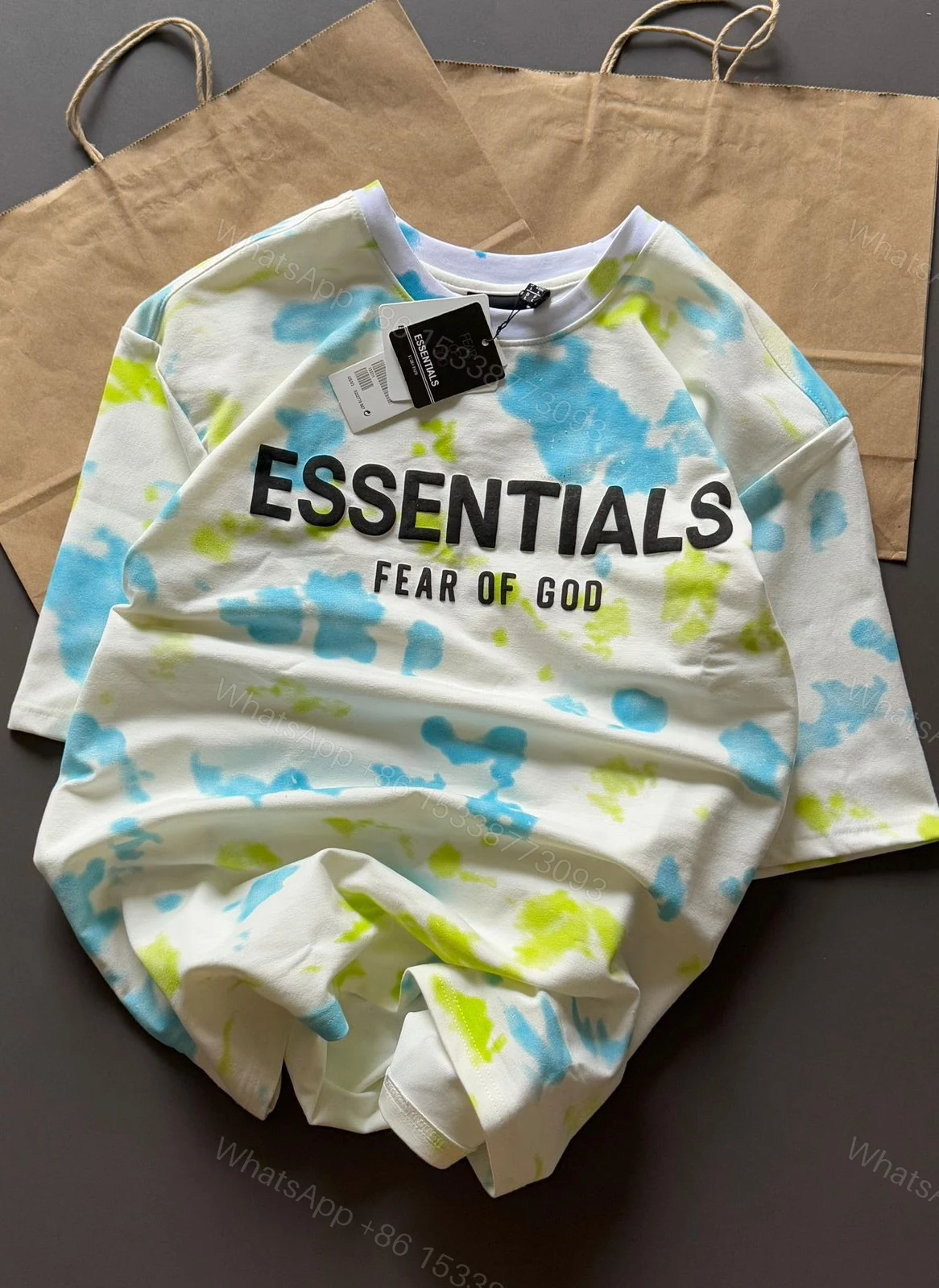 View 3 of First Copy Essentials Fear of God T-Shirt – Premium Quality