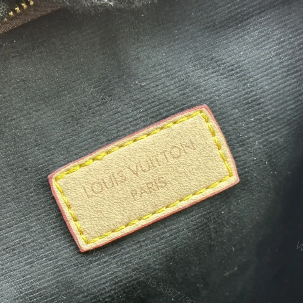 View 8 of Louis Vuitton Be Alma Monogram Canvas Beige Tag 22Cm